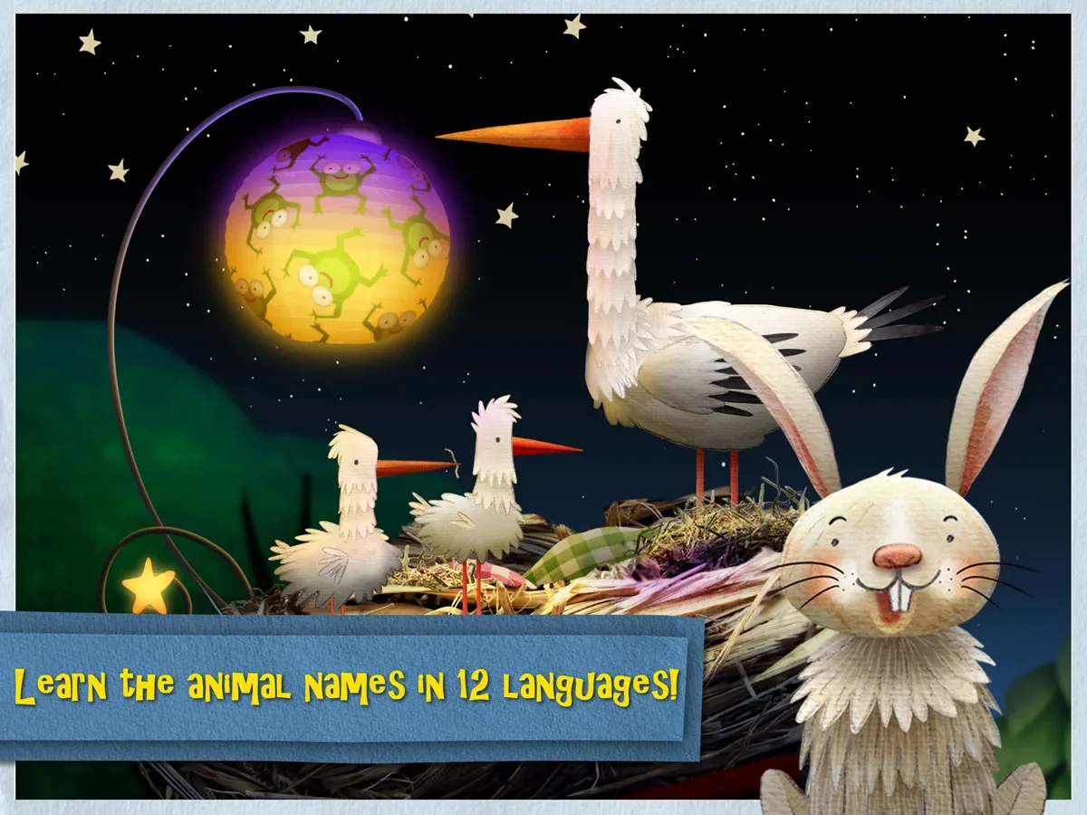Nighty Night Bedtime Book – learn the animal names in 12 languages