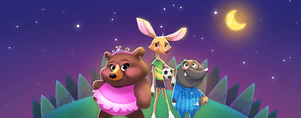 Nighty Night Forest: Visit the woodland animals and turn out their lights for the night.