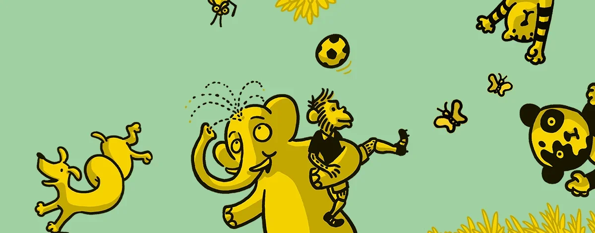 Petting Zoo by Christoph Niemann: Tap illustrated animals and discover surprising reactions.