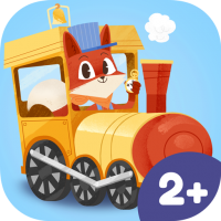 App Icon Little Fox Train Adventures – lovely steam engine app for kids