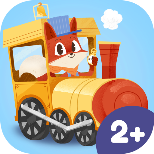 App Icon Little Fox Train Adventures – lovely steam engine app for kids
