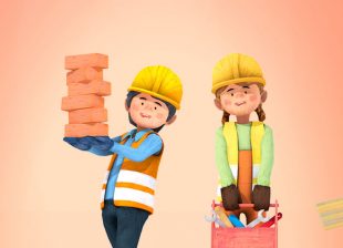 Little Builders Construction Game for Kids in 3D for iOS and Android