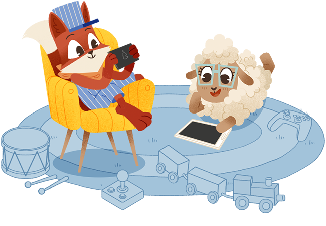 Fox & Sheep Apps for Kids – high quality apps for kids aged 3 and above