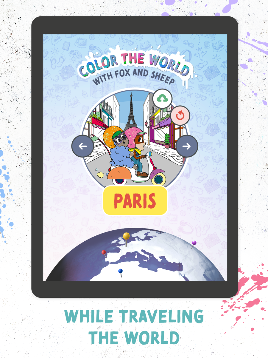 Coloring Fun with Fox And Sheep – Kids App Screenshot 03