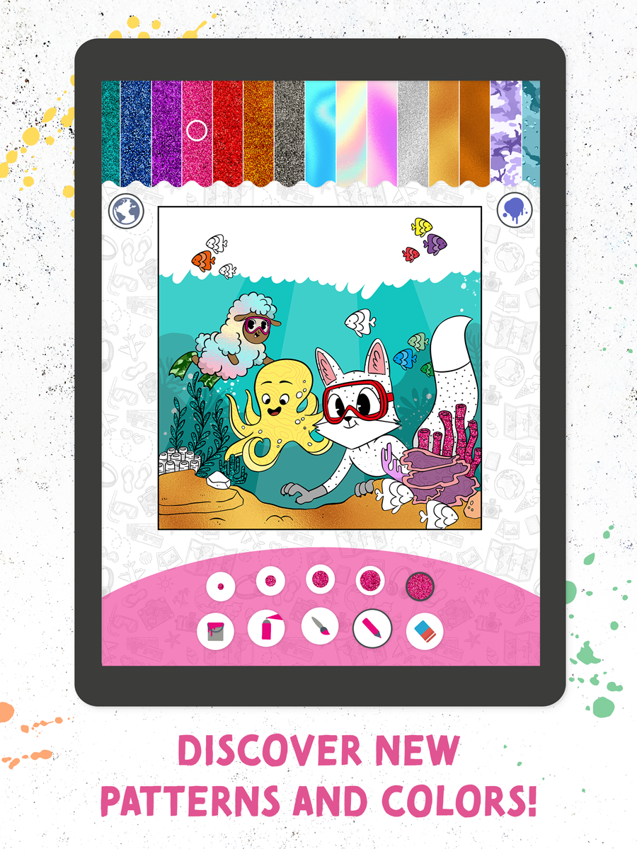 Coloring Fun with Fox And Sheep – Kids App Screenshot 04
