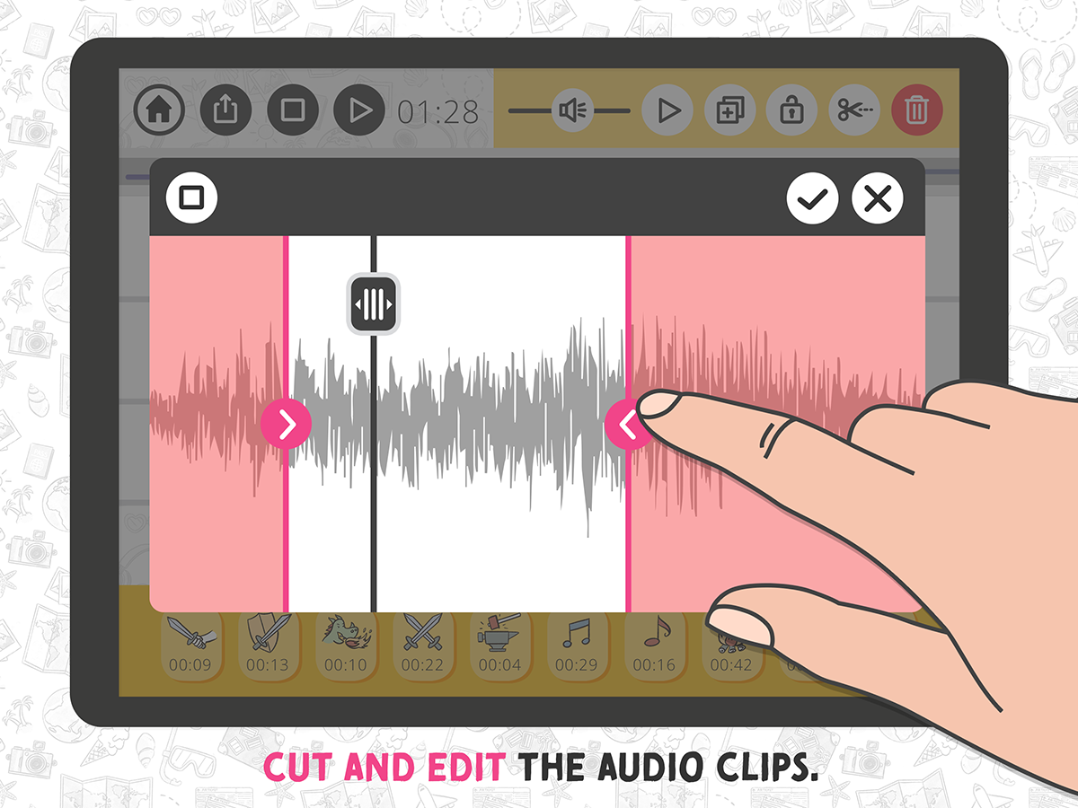 Audio Adventure App – cut and edit your sounds